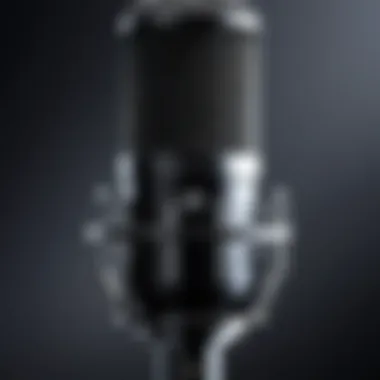 High-fidelity condenser microphone for studio recording