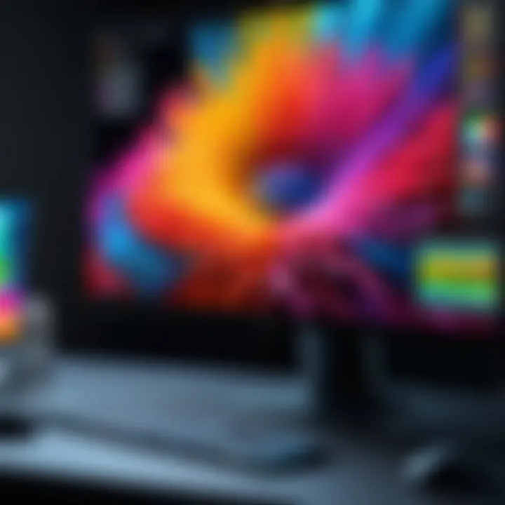 Illustration of the impact of color fidelity on professional applications