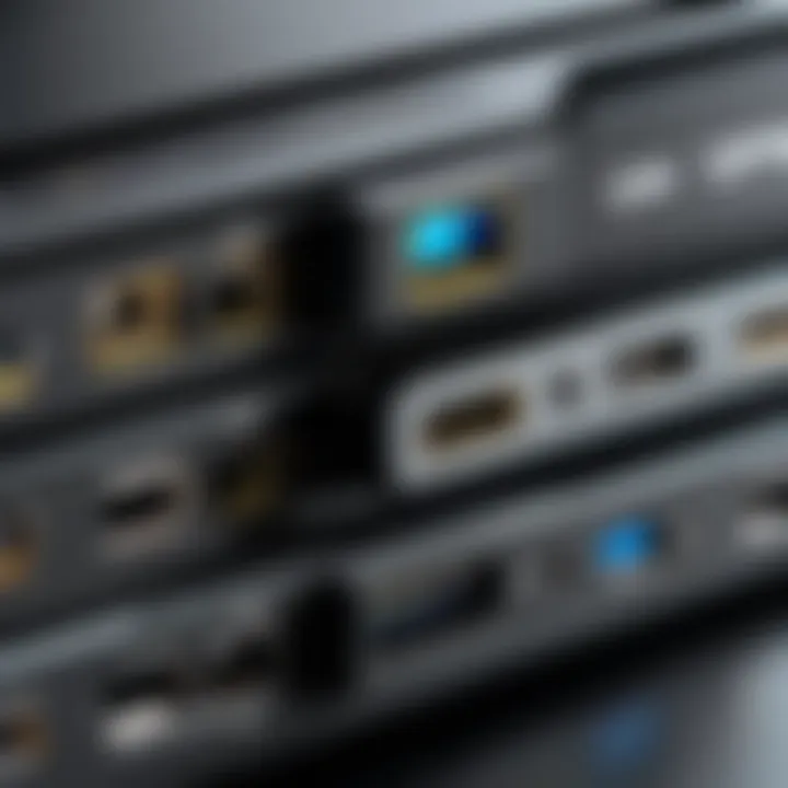 Diagram illustrating different types of COM ports and their specifications