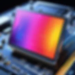 Schematic representation of LCD technology