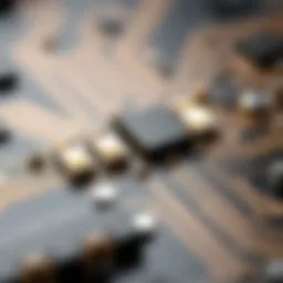 Close-up of a refresh LED HD light showcasing its advanced circuitry.