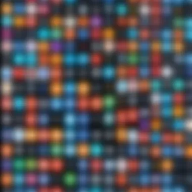 Diverse Streaming Platforms An overview of various streaming service icons