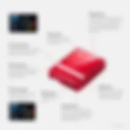 Western Digital Red NAS drive showcasing design features