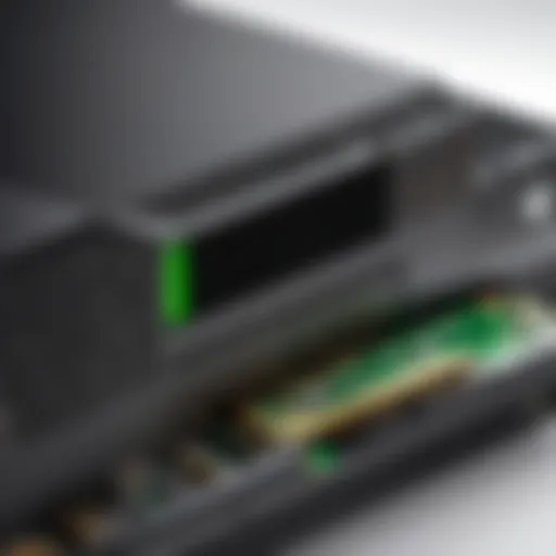 Illustration of Xbox One console with expanded memory